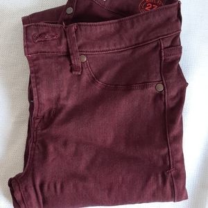 Marc Jacobs 27 jeans Straight Leg Red Wine